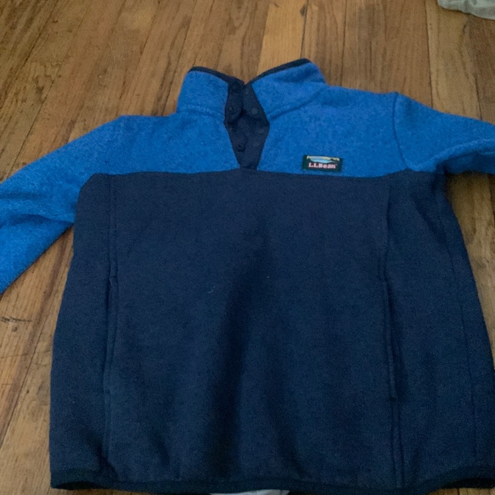 Boys llbean pullover warm sweater